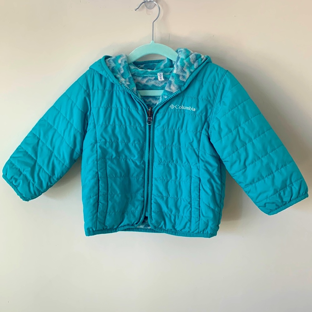 Columbia Reversible Hooded puff Jacket